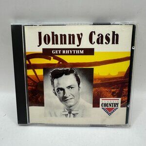 Johnny Cash : Get Rhythm CD Album 1992 Charly Records